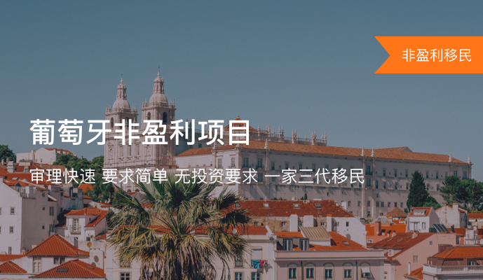 葡萄牙非盈利项目（Passive Income D7 Visa）