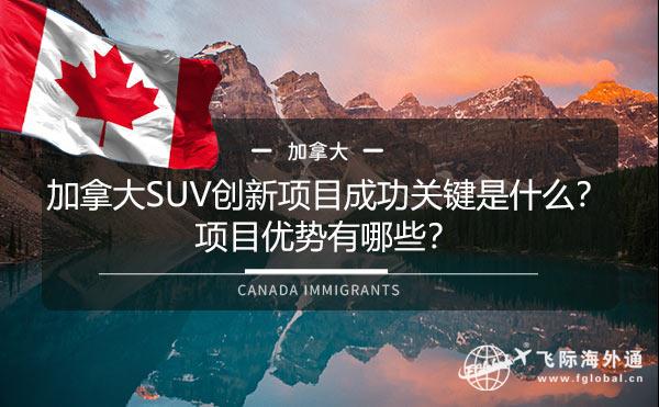 加拿大SUV创新项目成功关键是什么？项目优势有哪些？