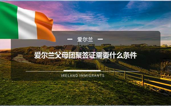 爱尔兰父母团聚签证需要什么条件