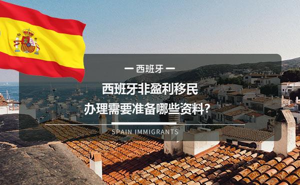 西班牙非盈利移民办理需要准备哪些资料？