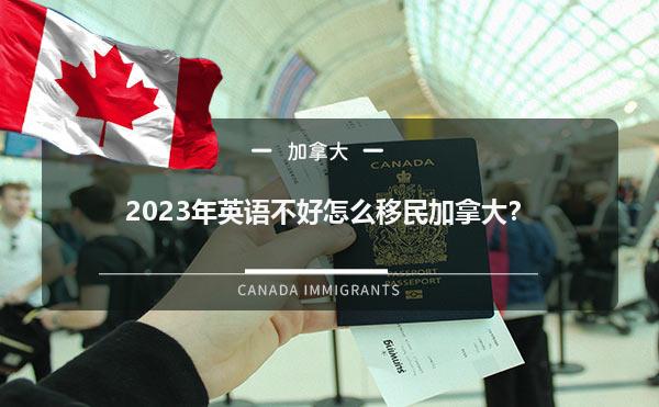 2023年英语不好怎么移民加拿大？