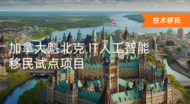 加拿大魁北克 IT人工智能移民试点项目