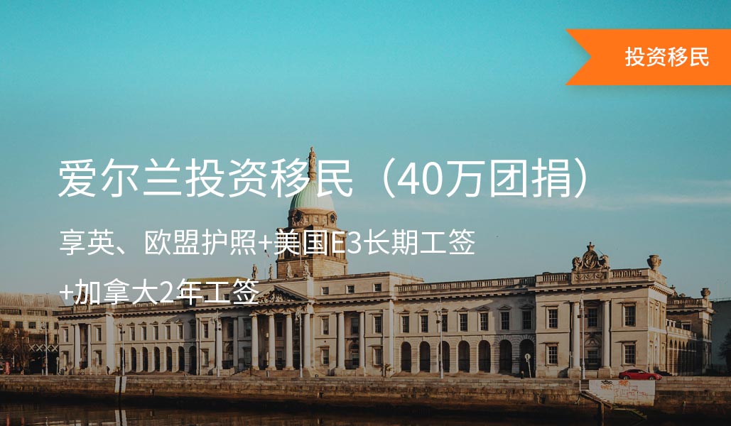 爱尔兰捐款移民